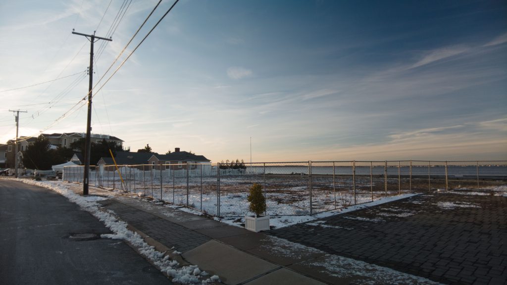 A property on Pershing Boulevard, Lavallette, under construction, Jan. 2022. (Photo: Daniel Nee)