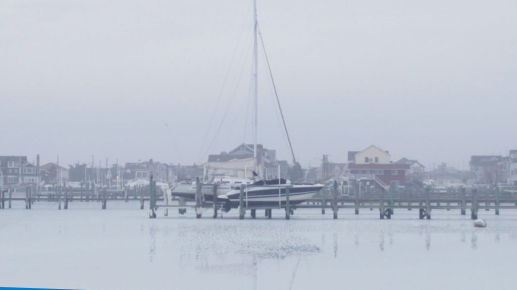 A layer of fog over Barnegat Bay, Thursday, Feb. 3, 2022. (Photo: Patricia Nee)