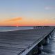 A fiery sunset on Barnegat Bay following the Jan. 2022 nor'easter, Jan. 31, 2022. (Photo: Daniel Nee)