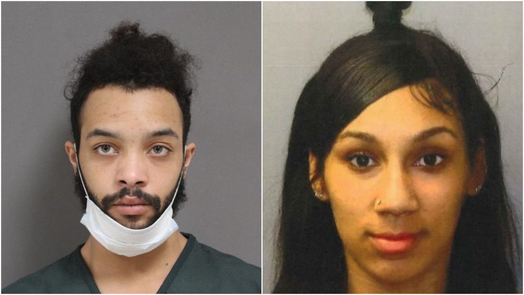 Jimmey Bryant Jr. and Ceeyanna Pringle. (Photos: Ocean County Jail/OCPO)