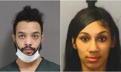 Jimmey Bryant Jr. and Ceeyanna Pringle. (Photos: Ocean County Jail/OCPO)