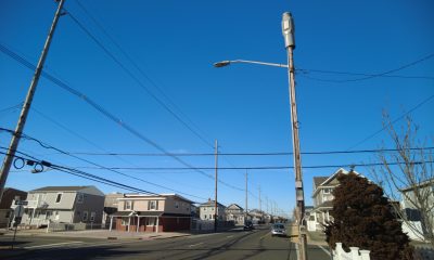 A small cell 5G node installed along Route 35 in Lavallette, March 2022. (Photo: Daniel Nee)