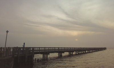 The 14th Avenue Pier in Seaside Park, March 2022. (Photo: Daniel Nee)