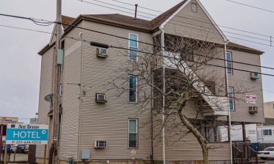 The Sea Breeze Hotel, Seaside Heights, slated for redevelopment, March 2022. (Photo: Daniel Nee)
