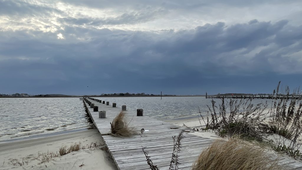 A storm rolls in over Seaside Heights, April 2022. (Photo: Daniel Nee)