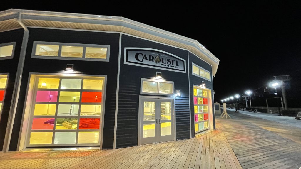 The Seaside Heights Carousel Pavilion, April 2022. (Photo: Daniel Nee)