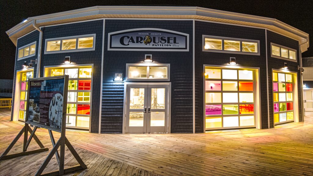 The Seaside Heights Carousel Pavilion, April 2022. (Photo: Daniel Nee)