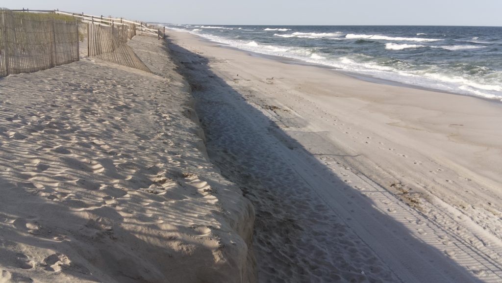 Damaged beaches in Ortley Beach, May 25, 2022. (Photo: Daniel Nee)