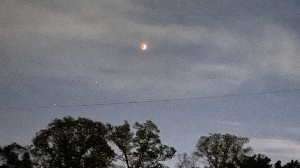 The May 16, 2022 lunar eclipse. (Photo: Daniel Nee)