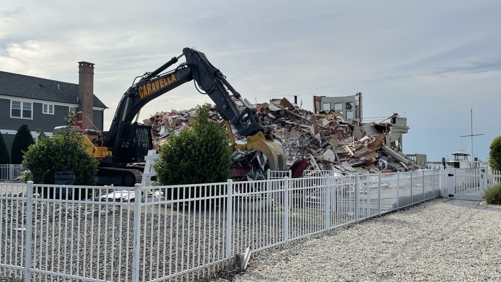 The property formerly occupied by the home of actor Joe Pesci, Lavallette, May 2022. (Photo: Daniel Nee)
