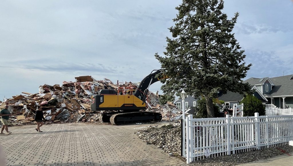 The property formerly occupied by the home of actor Joe Pesci, Lavallette, May 2022. (Photo: Daniel Nee)