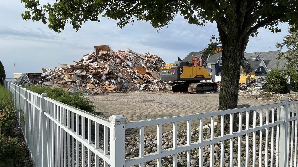 The property formerly occupied by the home of actor Joe Pesci, Lavallette, May 2022. (Photo: Daniel Nee)