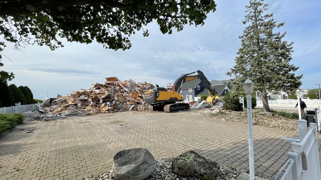 The property formerly occupied by the home of actor Joe Pesci, Lavallette, May 2022. (Photo: Daniel Nee)