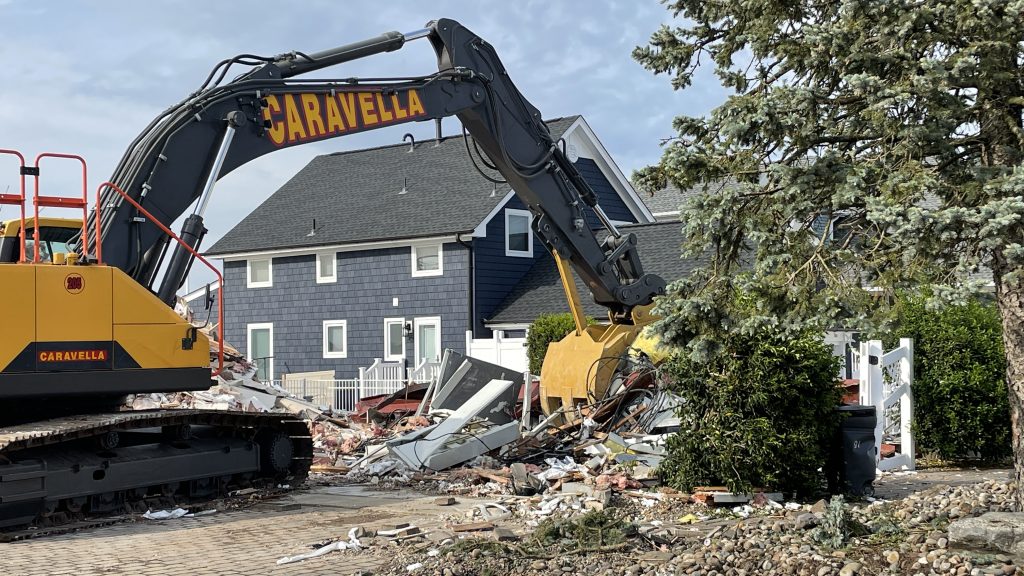The property formerly occupied by the home of actor Joe Pesci, Lavallette, May 2022. (Photo: Daniel Nee)
