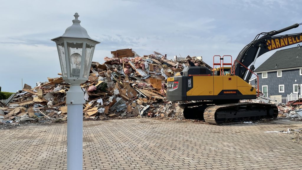 The property formerly occupied by the home of actor Joe Pesci, Lavallette, May 2022. (Photo: Daniel Nee)