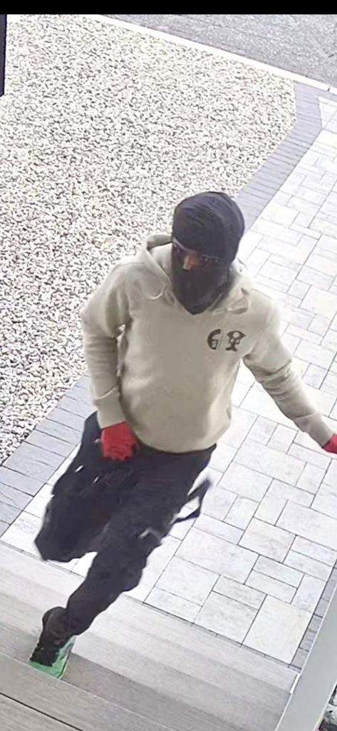 The suspect in an attempted vehicle and home break-in, followed by a police chase, May 9, 2022. (Credit: Lavallette PD)