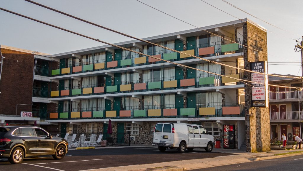 Skyview Manor Motel, Seaside Heights, N.J., June 2022. (Photo: Daniel Nee)