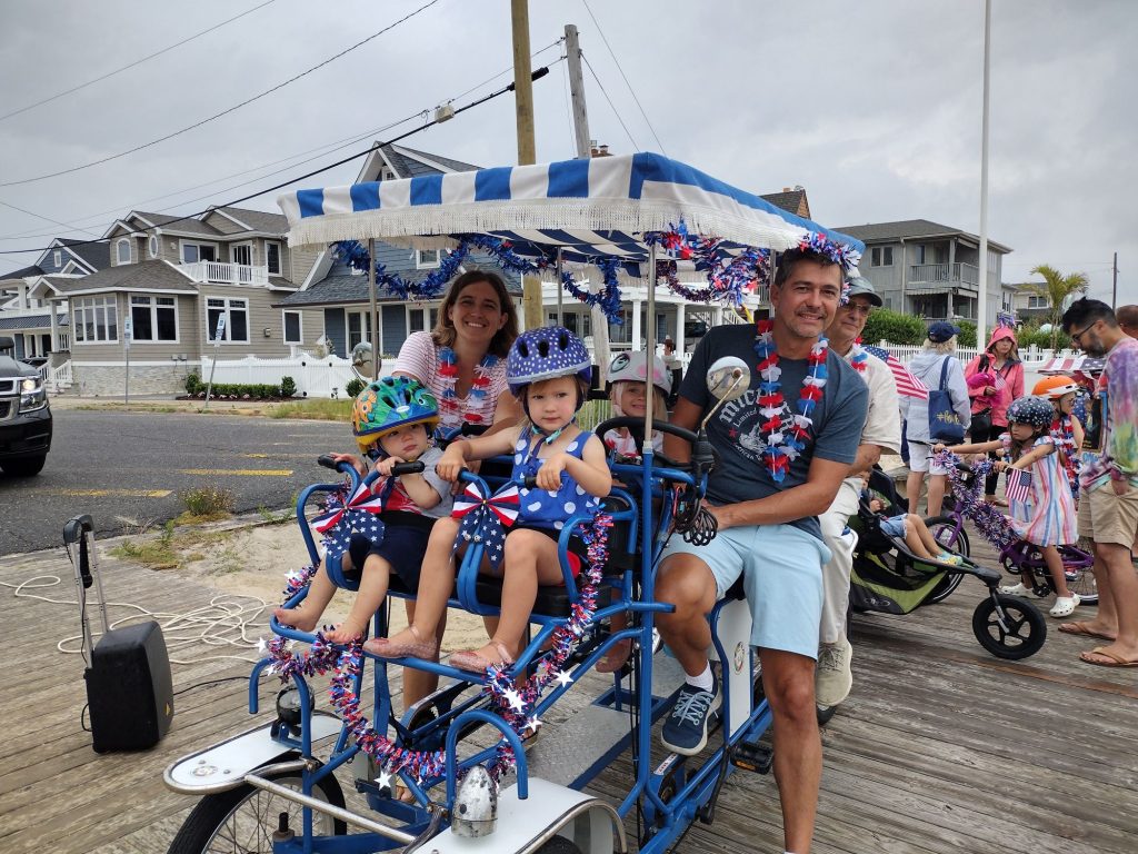 The 2022 Lavallette Patriotic Bike Parade. (Photo: Anita Zalom)
