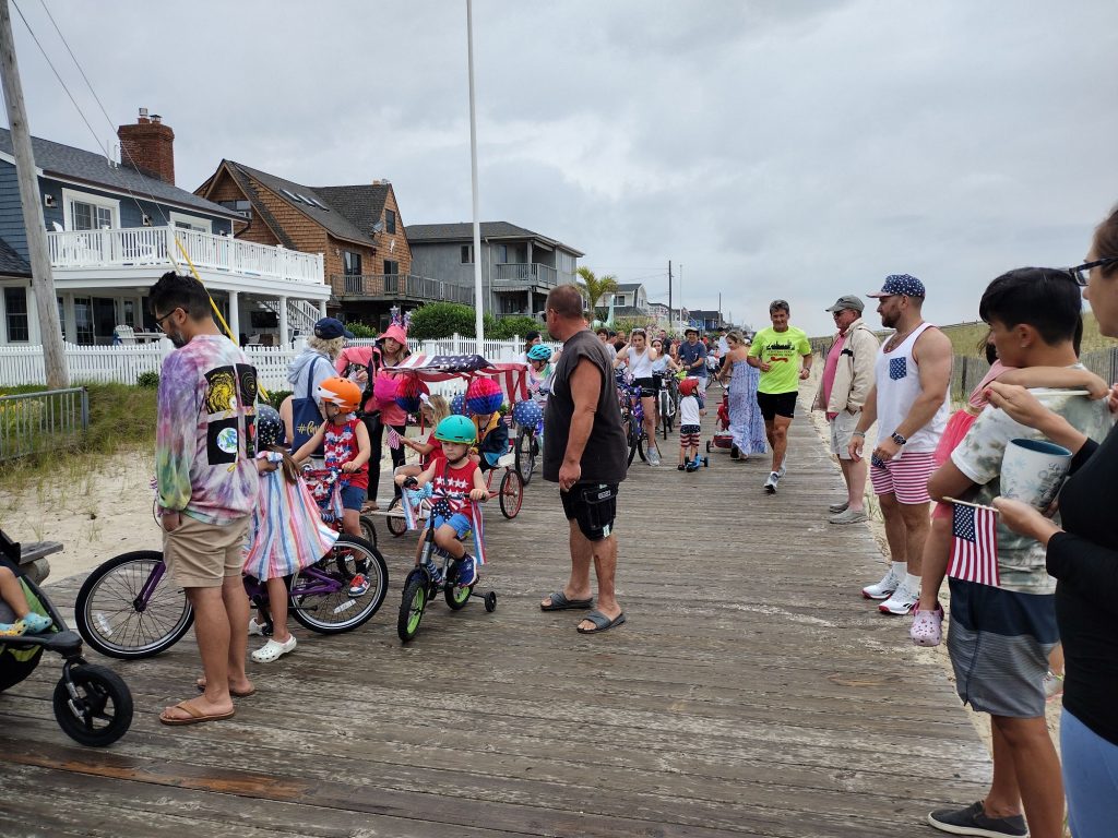 The 2022 Lavallette Patriotic Bike Parade. (Photo: Anita Zalom)