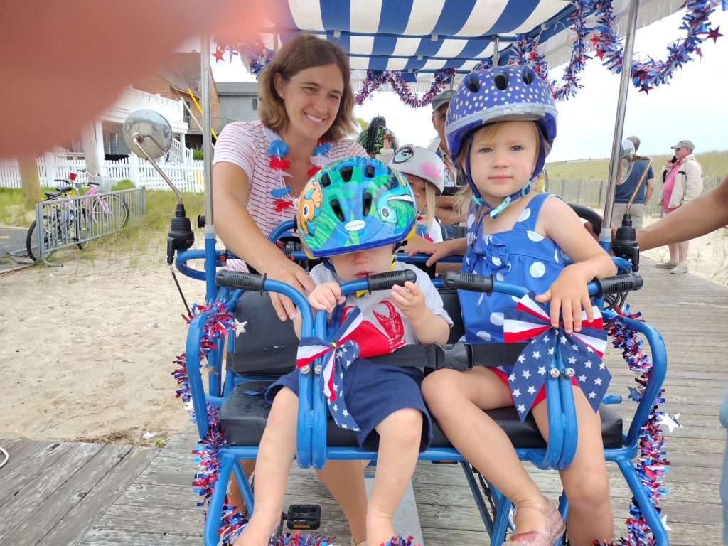 The 2022 Lavallette Patriotic Bike Parade. (Photo: Anita Zalom)