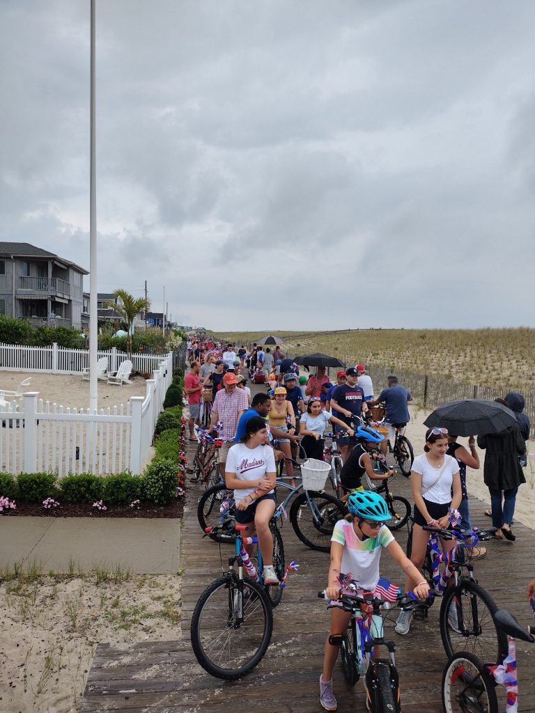 The 2022 Lavallette Patriotic Bike Parade. (Photo: Anita Zalom)