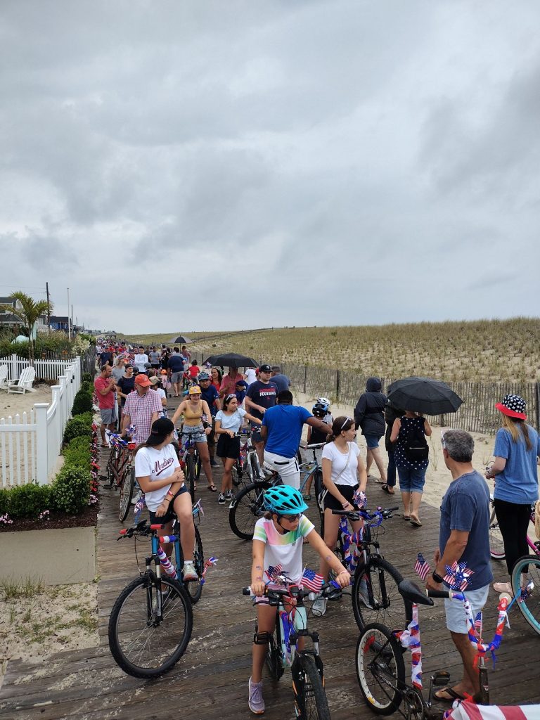 The 2022 Lavallette Patriotic Bike Parade. (Photo: Anita Zalom)