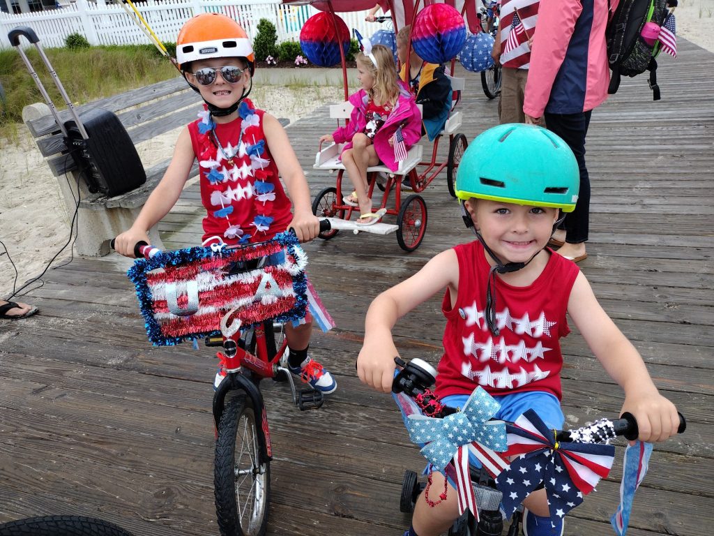 The 2022 Lavallette Patriotic Bike Parade. (Photo: Anita Zalom)