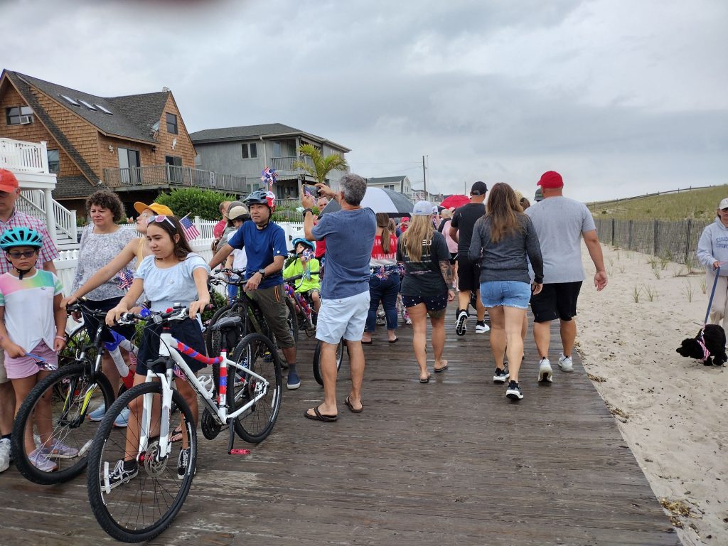 The 2022 Lavallette Patriotic Bike Parade. (Photo: Anita Zalom)