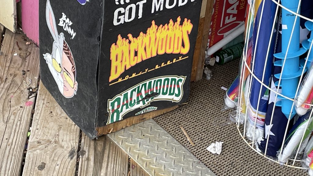 Tasteless merchandise being sold on the Seaside Heights boardwalk is raising eyebrows, July 2022. (Photo: Daniel Nee)