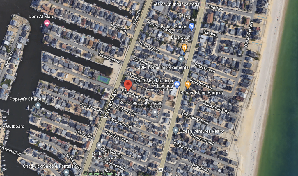 Silver Beach Road (Credit: Google Earth)