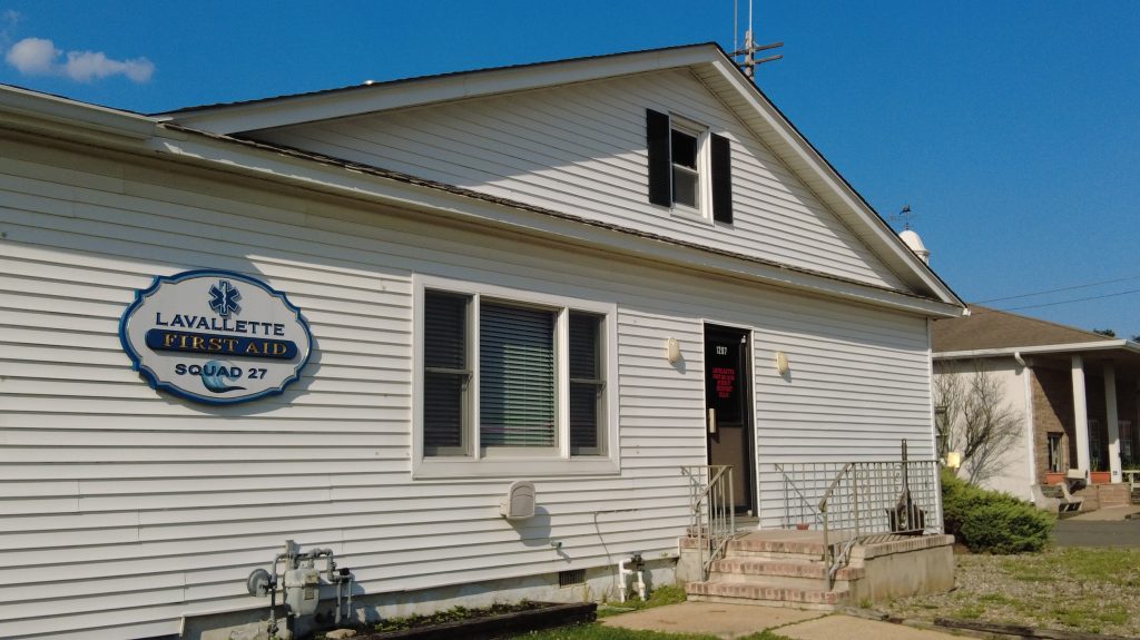 Lavallette First Aid HQ. (Photo: Daniel Nee)