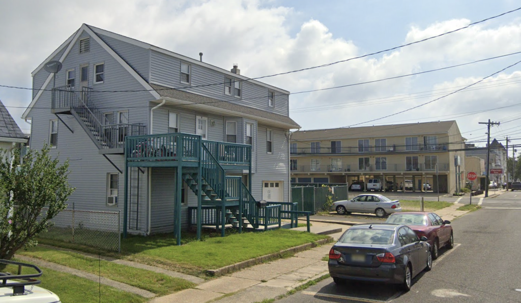 The property at 210 Kearney Avenue, Seaside Heights, N.J. (Credit: Google Maps)