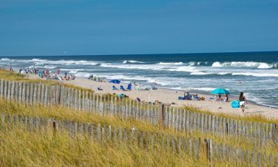Sunbathers enjoy an afternoon in Ortley Beach. (Photo: Daniel Nee)