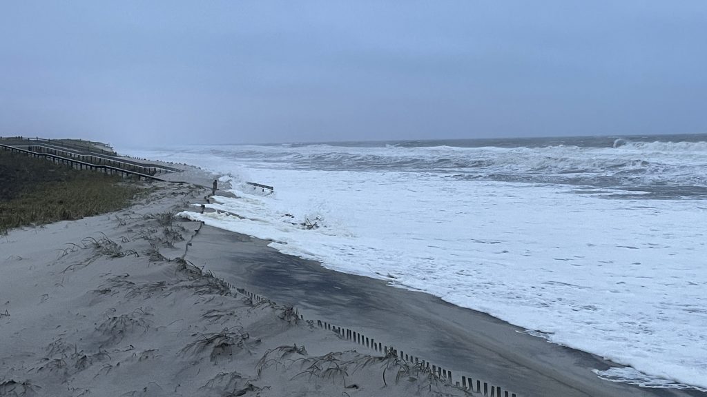 Damage and erosion in Ortley Beach, N.J., Oct. 4, 2022. (Photo: Daniel Nee)