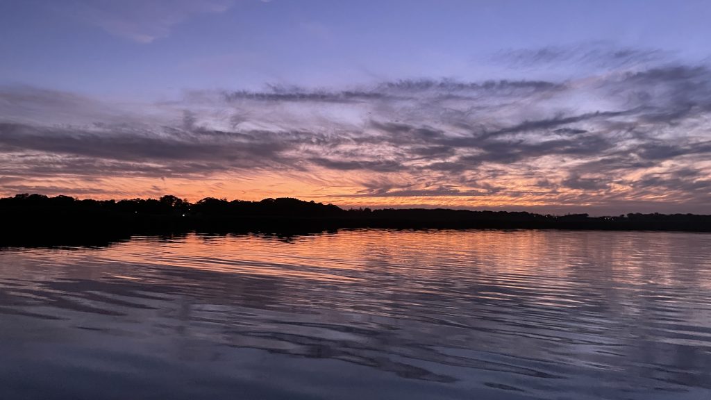Sunset at the Jersey Shore, Oct. 6, 2022. (Photo: Daniel Nee)