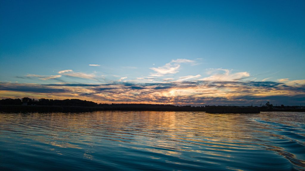 Sunset at the Jersey Shore, Oct. 6, 2022. (Photo: Daniel Nee)