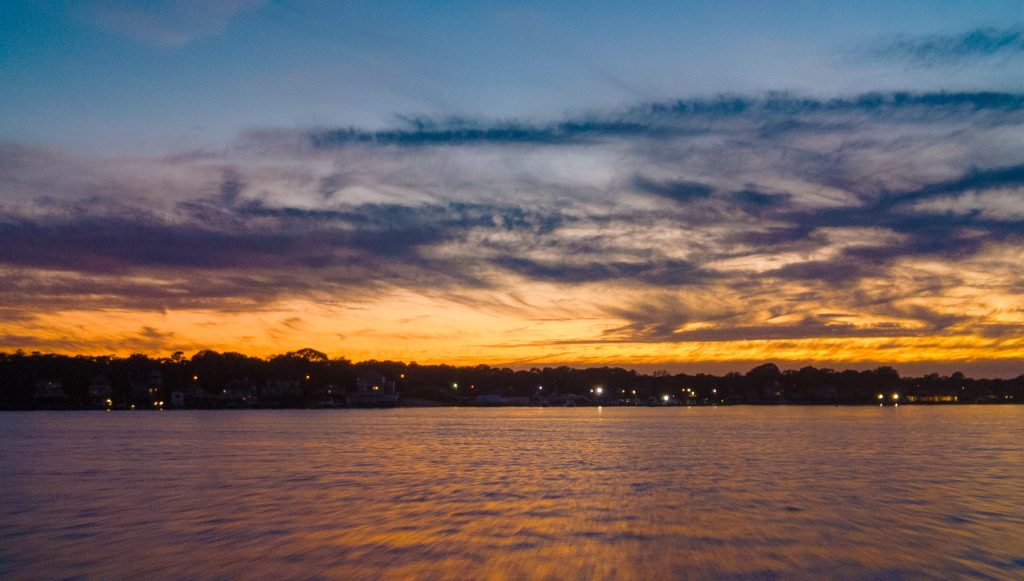Sunset at the Jersey Shore, Oct. 6, 2022. (Photo: Daniel Nee)