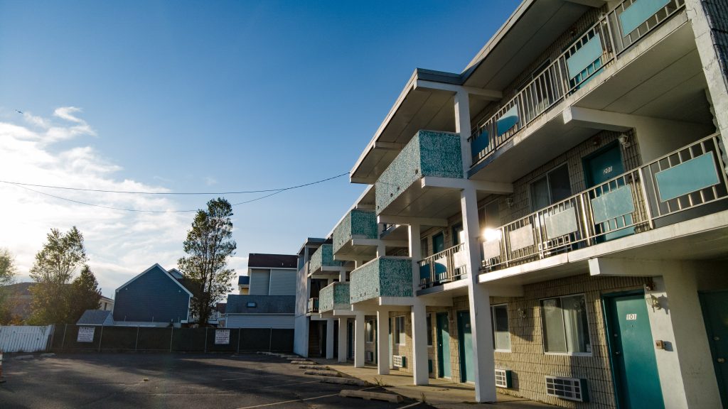 The Mark III Motel, Seaside Heights, N.J., slated to be replaced with seven homes, Oct. 2022. (Photo: Daniel Nee)