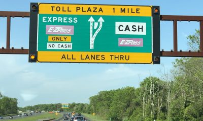 Approaching a toll plaza on the Garden State Parkway. (Credit: File Photo/NJ Turnpike Authority)