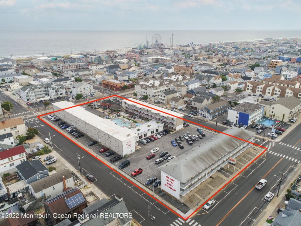 The Hershey Motel property, being offered for sale in Seaside Heights, Dec. 2022. (Photo: Mike Loundy)