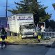 A box truck involved in a single-vehicle crash on Route 35 South in Lavallette, Dec. 22, 2022. (Photo: Daniel Nee)