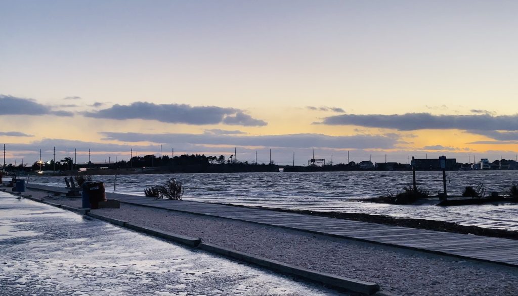 A cold front rushes in, Dec. 23, 2022, in Seaside Heights, N.J. (Photo: Daniel Nee)