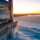 A frozen sunset on Christmas Eve, Dec. 24, 2022. (Photo: Daniel Nee)