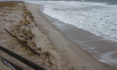 Beach erosion in Ortley Beach, N.J., Dec. 15, 2022. (Photo: Daniel Nee)
