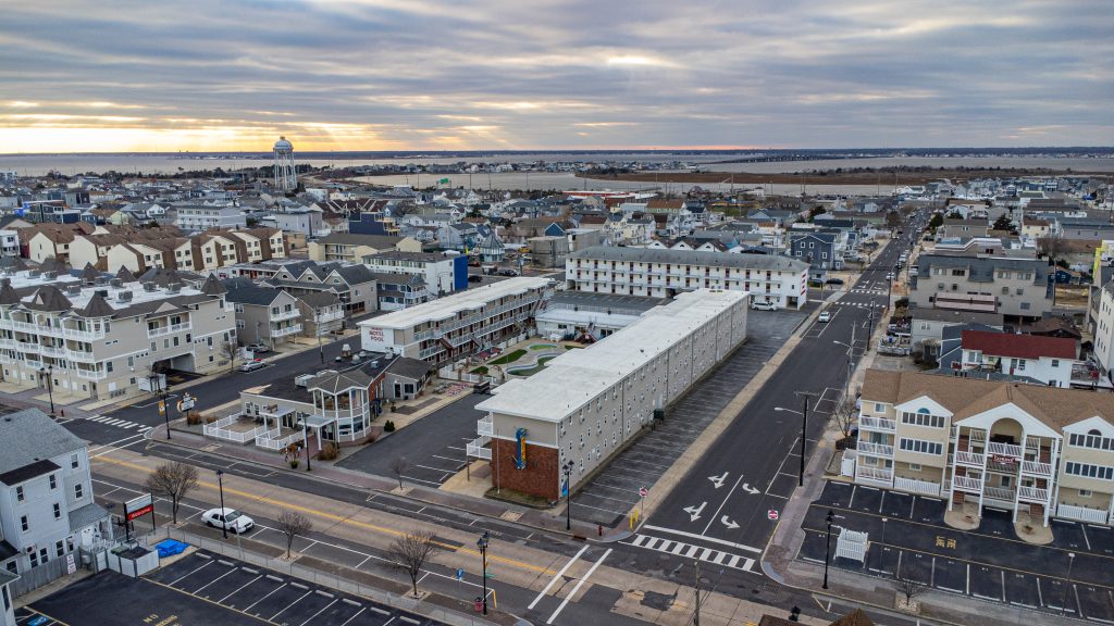 The Hershey Motel property, being offered for sale in Seaside Heights, Dec. 2022. (Photo: Daniel Nee)