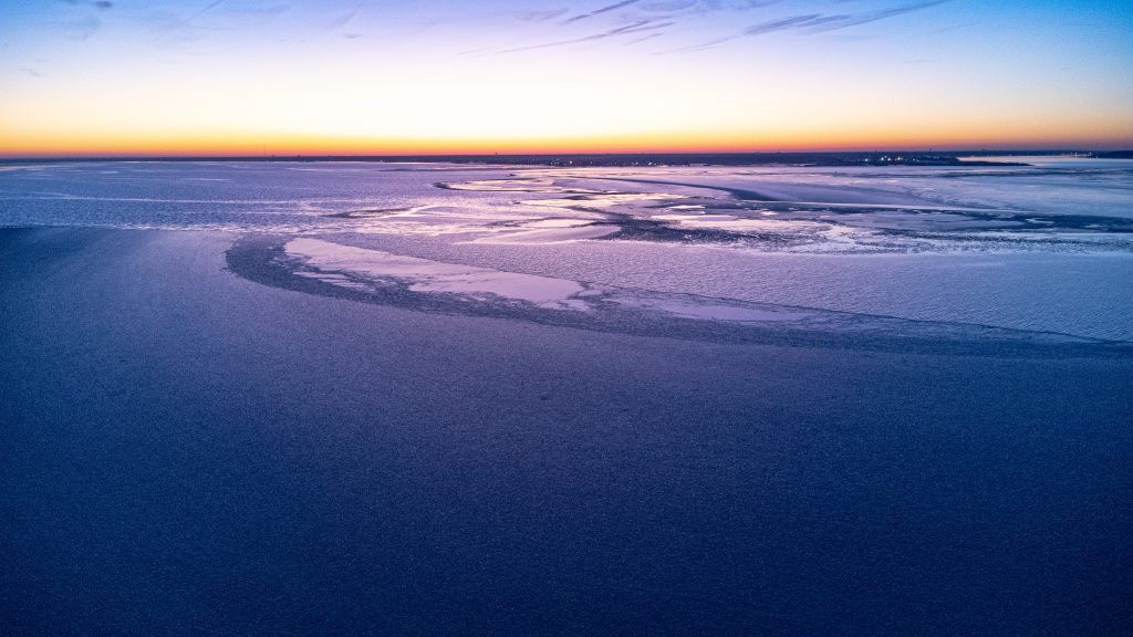 A stunning sunset in Seaside Park, N.J., Dec. 29, 2022. (Photo: Daniel Nee)