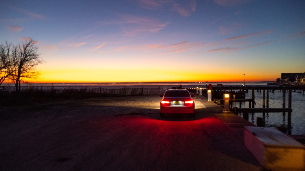 A stunning sunset in Seaside Park, N.J., Dec. 29, 2022. (Photo: Daniel Nee)