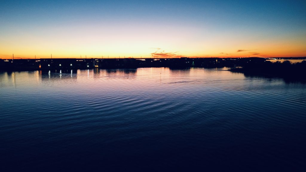 Sunset over Barnegat Bay, Jan. 1, 2023. (Photo: Daniel Nee)