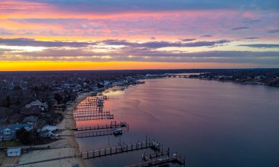 Sunset over the Manasquan River, Point Pleasant, N.J., Feb. 13, 2023. (Photo: Daniel Nee)