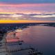 Sunset over the Manasquan River, Point Pleasant, N.J., Feb. 13, 2023. (Photo: Daniel Nee)